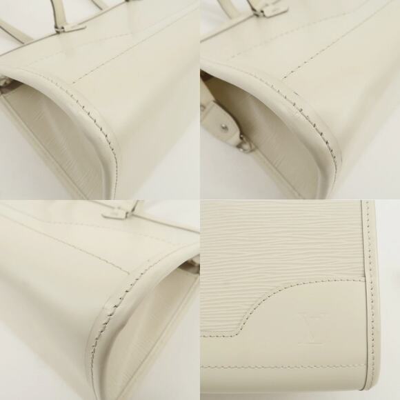 💎✨Beautiful✨💎Authentic Louis Vuitton Epi Madeleine PM Hand Bag Ivoire White - Picture 8 of 15